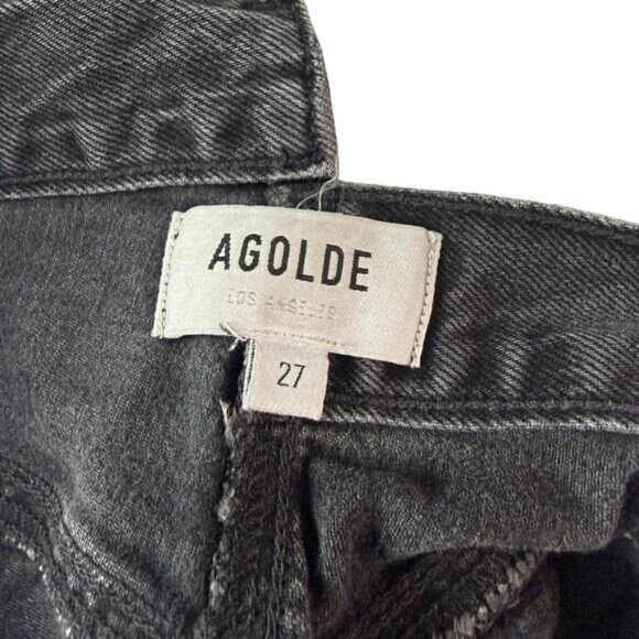 AGOLDE Criss Cross Straight in Shambles Size 27 Organic Cotton - Picture 5 of 11